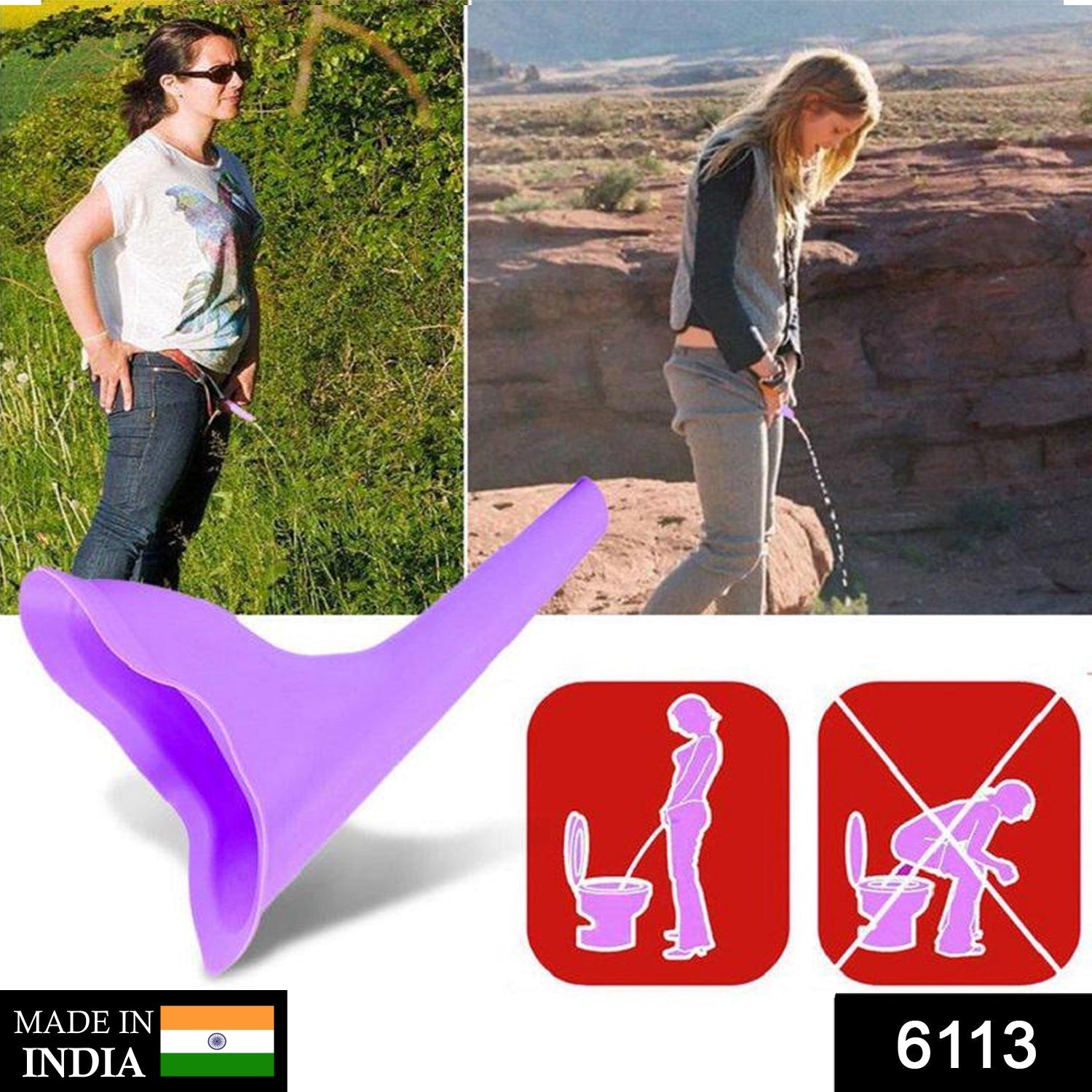 6113 Portable Stand Pee Used for peeing for women both of us, during emergencies and requirements. 6113 Portable Stand Pee Used for peeing for women both of us, during emergencies and requirements.